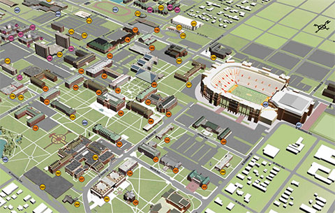 Oklahoma State Campus Map   Map 